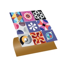 Tink KENDİNDEN YAPIŞKANLI ŞEKER DESENLİ PVC KARO 30X30 CM