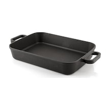 Silver Döküm 26CM x 40CM Tepsi Tava Siyah