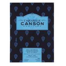 Canson Heritage Watercolour Paper Pad  23X31Cm 300Gr 12Sf