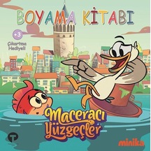 Maceracı Yüzgeçler Boyama Kitabı 3 - Arzu Demirel Birinci - Turkuvaz Çocuk