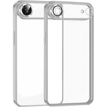 İphone 17 Air Razer Lensli Silikon - Gümüş