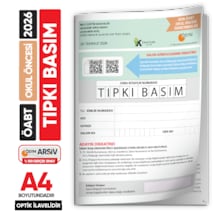 2026 Meb-ags Öabt Okul Öncesi Öğretmenliği Ösym Tıpkı Basım Kitapçığı Türkiye Geneli Deneme