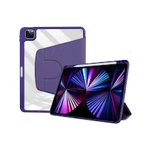 Undeplus Apple Uyumlu iPad Pro 11 1. 2. Nesil Kılıf Dik-Yatay Kalem Bölmeli Smart A2228-30-31 A2068-13 A1980-34-79