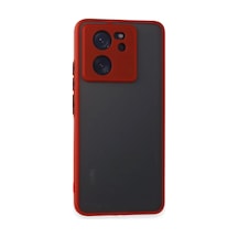 Xiaomi Mi 13t Pro Uyumlu Kılıf Montreal Silikon Kapak - Kırmızı
