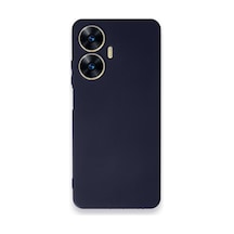 Realme C55 Uyumlu Kılıf First Silikon - Lacivert
