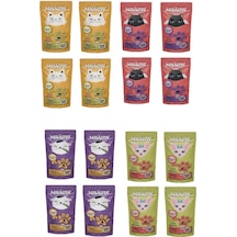 Mhauw 4 Farklı Karışık Lezzet Kedi Çorbası 16 x 80 G