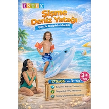 Intex 58535 Şişme Deniz Yatağı Çocuk Dolphin Model 175x66 Cm 3+ Yaş Su Oyuncağı Intex 58535 Şişme Deniz Yatağı Çocuk Dolphin Model 175x66 Cm 3+ Yaş Su Oyuncağı