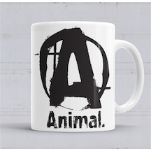 Animal Logo Kupa Bardak Porselen Karışık