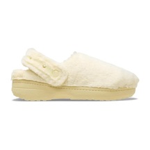 Crocs Classic Unfurgettable Clog Unisex Peluş Terlik 21116-108 Vanilla