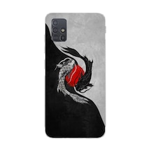 Samsung Galaxy Uyumlu M31s Silikon Desen296 Çok Renkli