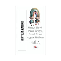 Kişiye Özel Hediyelik Yenidoğan Kartı 9x15 Cm 100 Adet