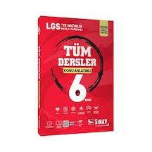 6.Sınıf Tüm Dersler Konu Anlatımlı Sınav Yayınları