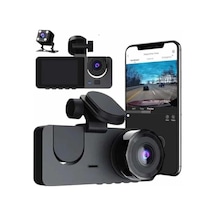 Znv Zenvia Mey İthalat 3 Kameralı 2 İnç 1080p Araç İçi Kamera Sürüş Kamerası Carplay Znv2025 Cmn