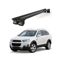Trio-ı Chevrolet Captiva 2007-2015 Uyumlu Siyah Kilitli Ara Atkı 120cm Port Bagaj Tavan Barı