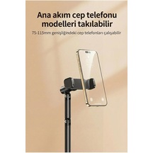 Jopree X66f Ayarlanabilir Telefon Standı 360 Döner, Canlı Yayın/çekim İçin Ergonomik Masaüstü Tutucu, Alüminyum Alaşımlı, Video & Sohbet Destekli, 75-115mm Telefonlar İçin Beyaz