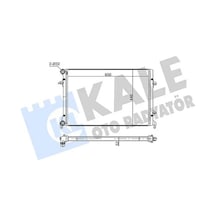 Seat Leon Motor Radyatoru 1.4 2008-2012 Caxc Kale 354240