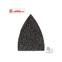 WORX WA2121 Çok Amaçlı Raspalama Makinası İçin 34x34mm 20Adet 80Kum Cırtlı Universal Parmak Zımpara Kâğıdı