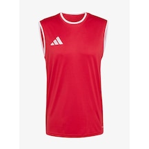 Adidas Kb3932 Entrada 26 Sleeveless Jersey Erkek T-shirt Kırmızı