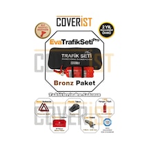 Eva Trafik Seti Plus - 1 Kg Yangın Tüpü - 2 Yıllık - Siyah - Bronz Paket