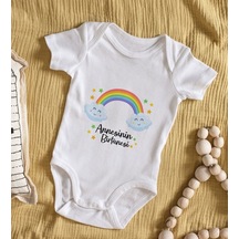 Bitmeyenkartus Bk Kids Annesinin Bir Tanesi Tasarımlı Bebek Body Zıbın - Model 1