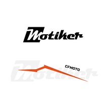 Cf Moto 250nk Sağ Yan Grenaj Turuncu Tasarım Sticker Etiket Modeli