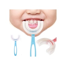 Silikon Çocuk Diş Fırçası Tartar Temizleyici 2-12 Yaş 4887 Renkli