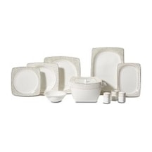 Korkmaz A8444 Bone Selection 60 Parça Kare Yemek Takımı