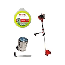 Royal CG520 Motorlu Yan Tırpan + Alüminyum Örümcek Başlık + Misina 3.30 MM