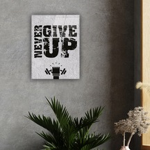 Decorita Cam Tablo | Never Give Up - 3