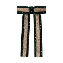 Mimi & Lula Circus Glitter Bow Toka - Green Karışık