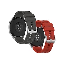 Samsung Uyumlu Galaxy Watch 3 41 Mm Kordon (20Mm) Klasik Silikon K23