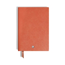Montblanc Cayenne Deri Bordo Orta Boy Defter 134765 Turuncu