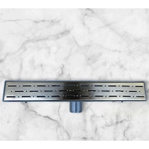 İsaoğlu Yapı Antik Gold Duş Kanalı Lineer Banyo Duş Süzgeci Mat Gold Pirinç Duş Gideri 50 Cm Gold