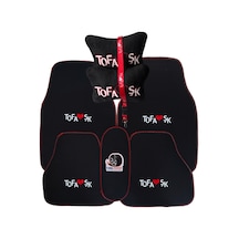 Tofaş Uyumlu Siyah Oto Halı Paspas / Tofaş Uyumlu Araç Seyahat Boyun Yastığı & Oto Ayna Askısı