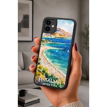 İphone 11 Uyumlu Antalya Desenli Kamera Korumalı Darbelere Dayanıklı Kılıf 680-antalya-iphone11