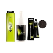 L'Oreal Paris Inoa Krem Oksidan 10 Vol. %3 1 L + Post Boyalı Saç Şampuanı 1500 ML + Saç Boyası 5.32