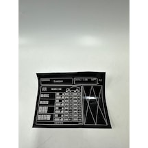 Mercedes Benz W222 Lastik Basınç Etiketi A2225842506