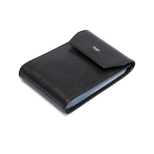 Tergan Siyah Unisex Deri Kredi Kartlık 1193B06