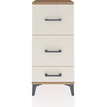 Arges Komodin 3 Çekmeceli 44x30x96 Çam-aytaşı Atlas Çam