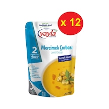 Yemek Mercimek Çorbası 250 Gr X 12 Adet - 322036835