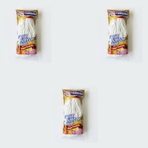 Temsan Gold Cotton Pamuklu Püskül Yedek Havlu Mop / Islak Mop / Paspas Ucu Başlığı - 3 Adet