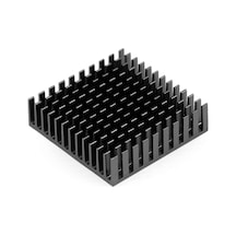Aluminyum Soğutucu 4x4cm 40x40mm 143 Kanat Pasif Radyatör Peltier Led Elektronik Devre Entegre Standart