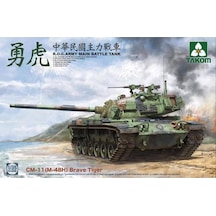 Takom 2090 1/35 Ölçek, R.o.c. Cm-11 M-48h Brave Tiger Ana Muharebe Tankı, Plastik Model Kiti-50297