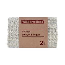 Vakker Nord Natural Bulaşık Süngeri 2'li - 4 Adet Tarı