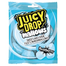 Juicy Drop Mallows Raspberry Sweet And Sour Fizzy Marshmallows 100g