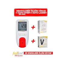 Fasttest Hblyzer Hemoglobin Ölçüm Cihazı 1 kutu strip 1 kutu lanset