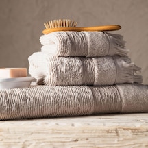 Borla Bej Banyo Havlu 90x150 Çok Renkli
