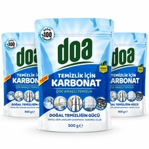 Doa Temizlik İçin Karbonat 1500 Gr Çok Amaçlı Temizlik Karbonatı Ev, Mutfak, Banyo Ve Yüzey Temizliği 3'lü Set