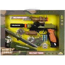 4308 Sesli Ve Işıklı Silah Seti -sunman