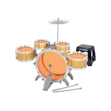 Mey İthalat 1080080 Eccho, Davul Set - Jazz Drum / 5 Adet Davul, Zil Ve Tabure / +3 Yaş